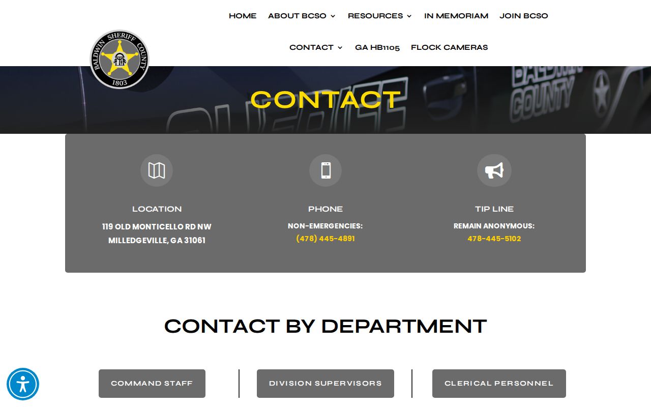 Baldwin County warrant lookup booking phone contact page